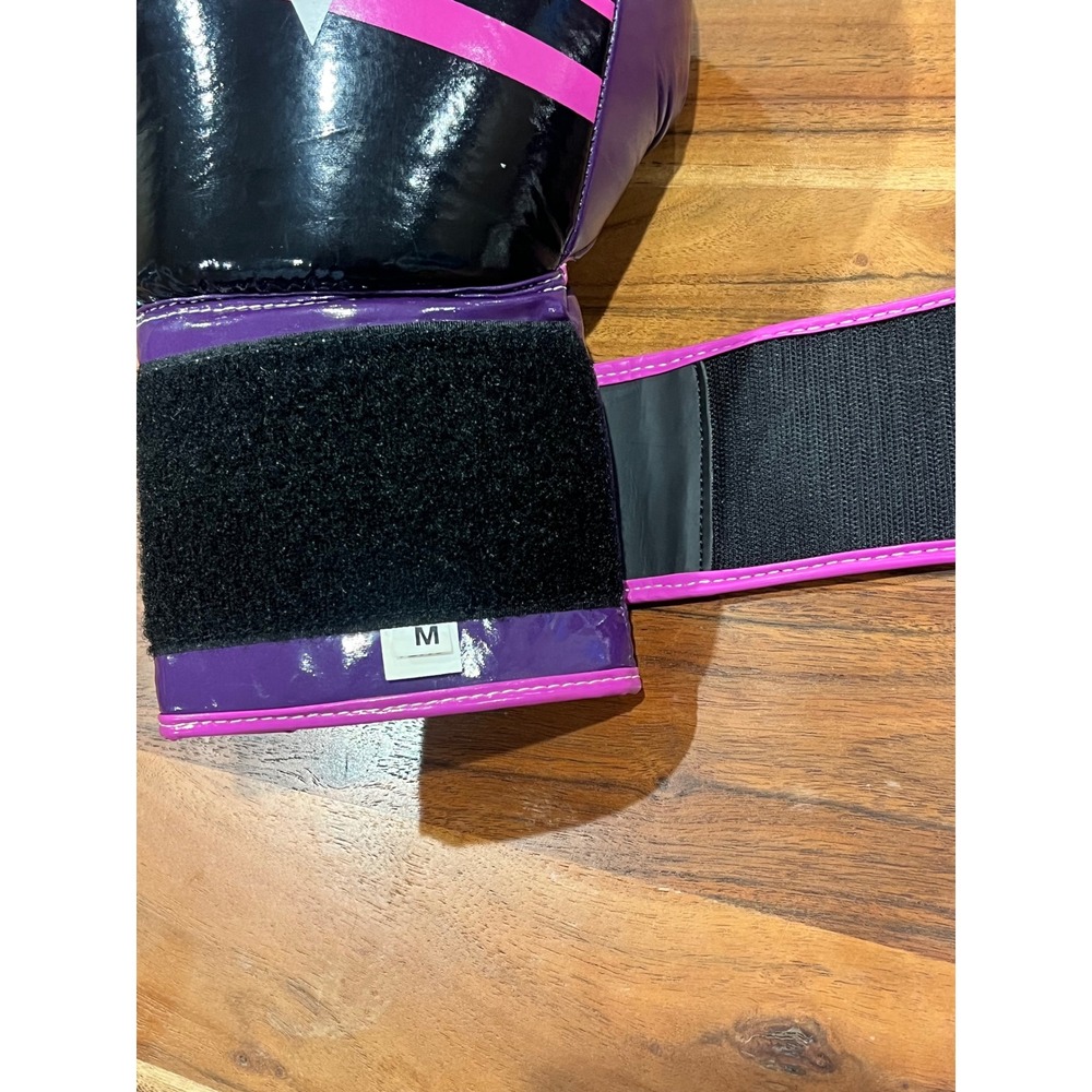 Title Aerovent Boxing Gloves Purple Pink Black Training Sparring Size Medium - Picture 4 of 11